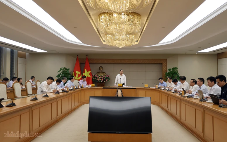 Quang cảnh buổi làm việc. Ảnh: PHƯƠNG NGUYÊN