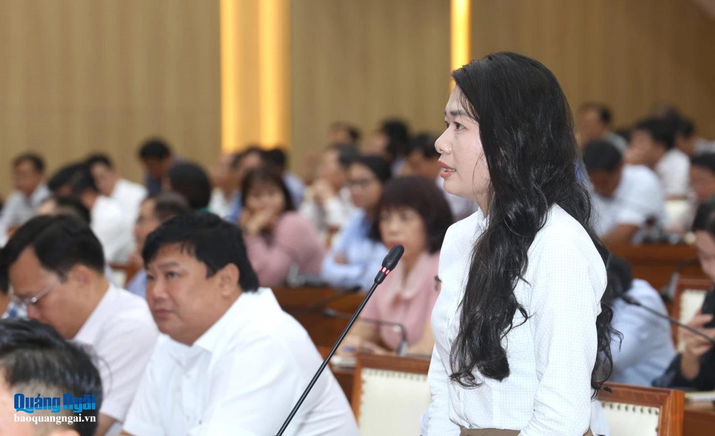 Phó Bí thư Tỉnh đoàn Y Việt Sa phát biểu tại buổi gặp mặt.