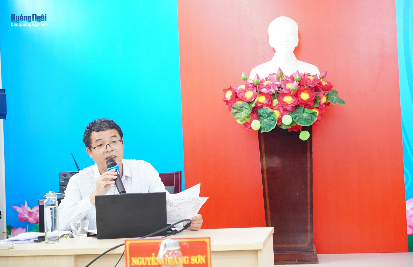 Báo cáo viên phổ biến chuyên đề về kiểm soát tài sản, thu nhập của cán bộ, đảng viên.