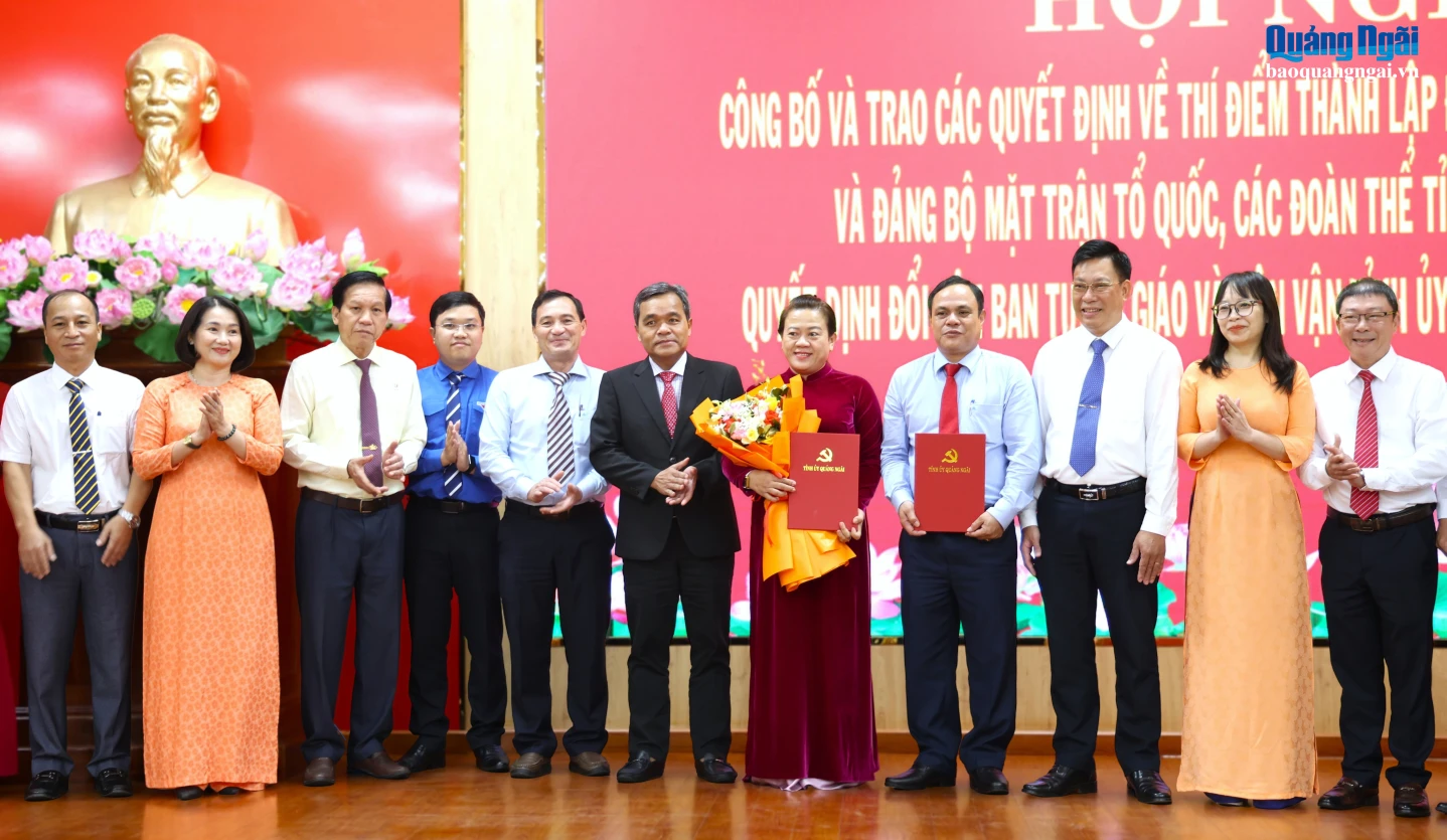 Nhanh chóng ổn định, phát huy hiệu quả các tổ chức đảng mới