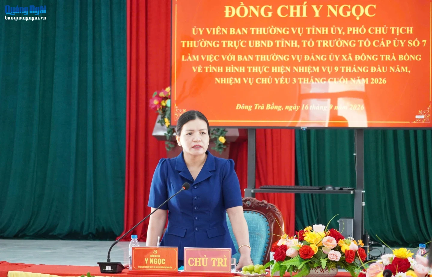 Ủy viên Ban Thường vụ Tỉnh ủy, Phó Chủ tịch Thường trực UBND tỉnh Y Ngọc kết luận cuộc họp.