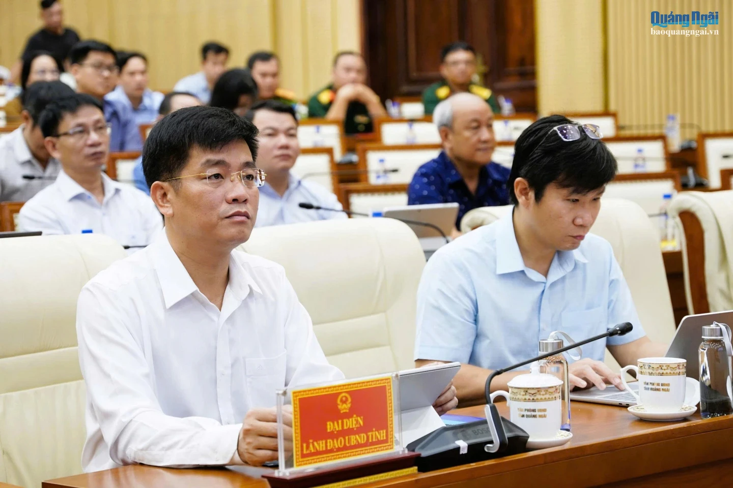 Phó Chủ tịch UBND tỉnh Đỗ Tâm Hiển dự hội nghị.