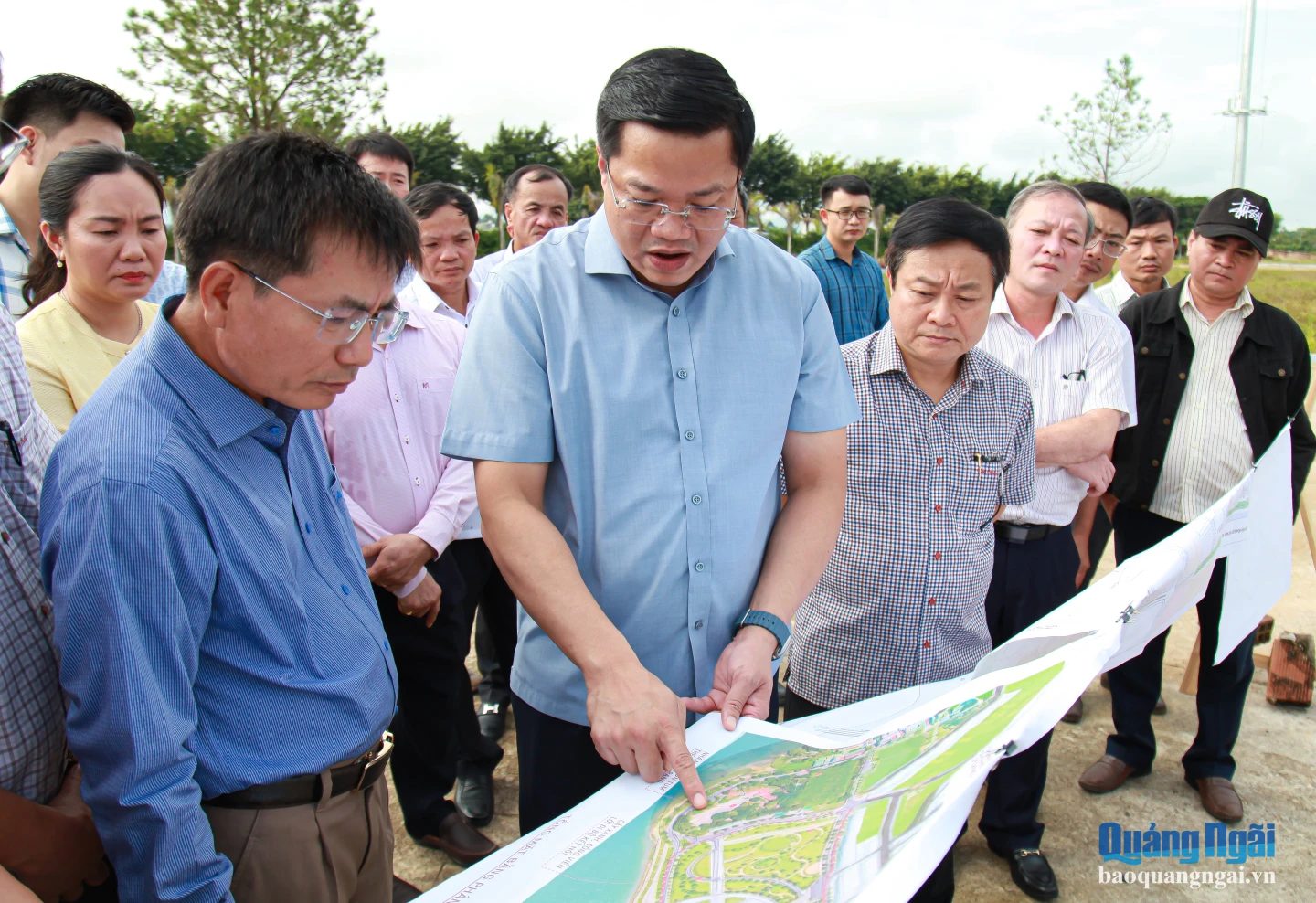 Phó Bí thư Tỉnh ủy, Chủ tịch UBND tỉnh Nguyễn Đức Tâm khảo sát các dự án quy hoạch Khu du lịch văn hóa, lịch sử Ngục Kon Tum.