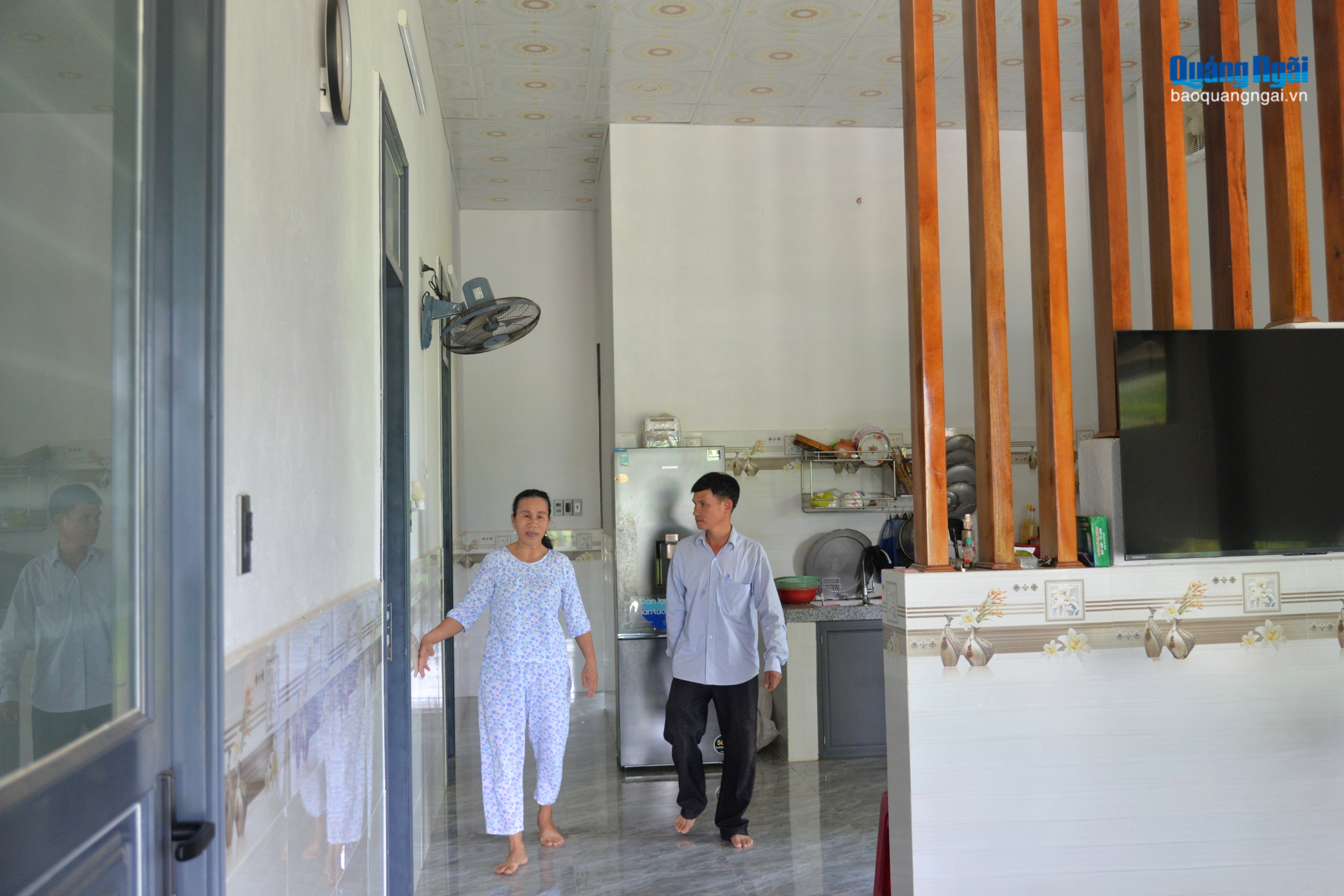 Gia đình bà Nguyễn Thị Yến có cuộc sống ổn định hơn nhờ nguồn thu nhập do các con đi làm việc tại Nhật Bản gửi về.