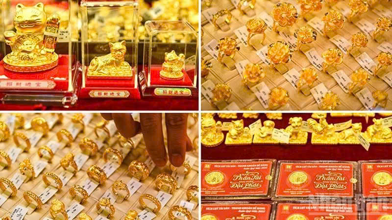 Giá vàng tăng trở lại sau chuỗi giảm sâu