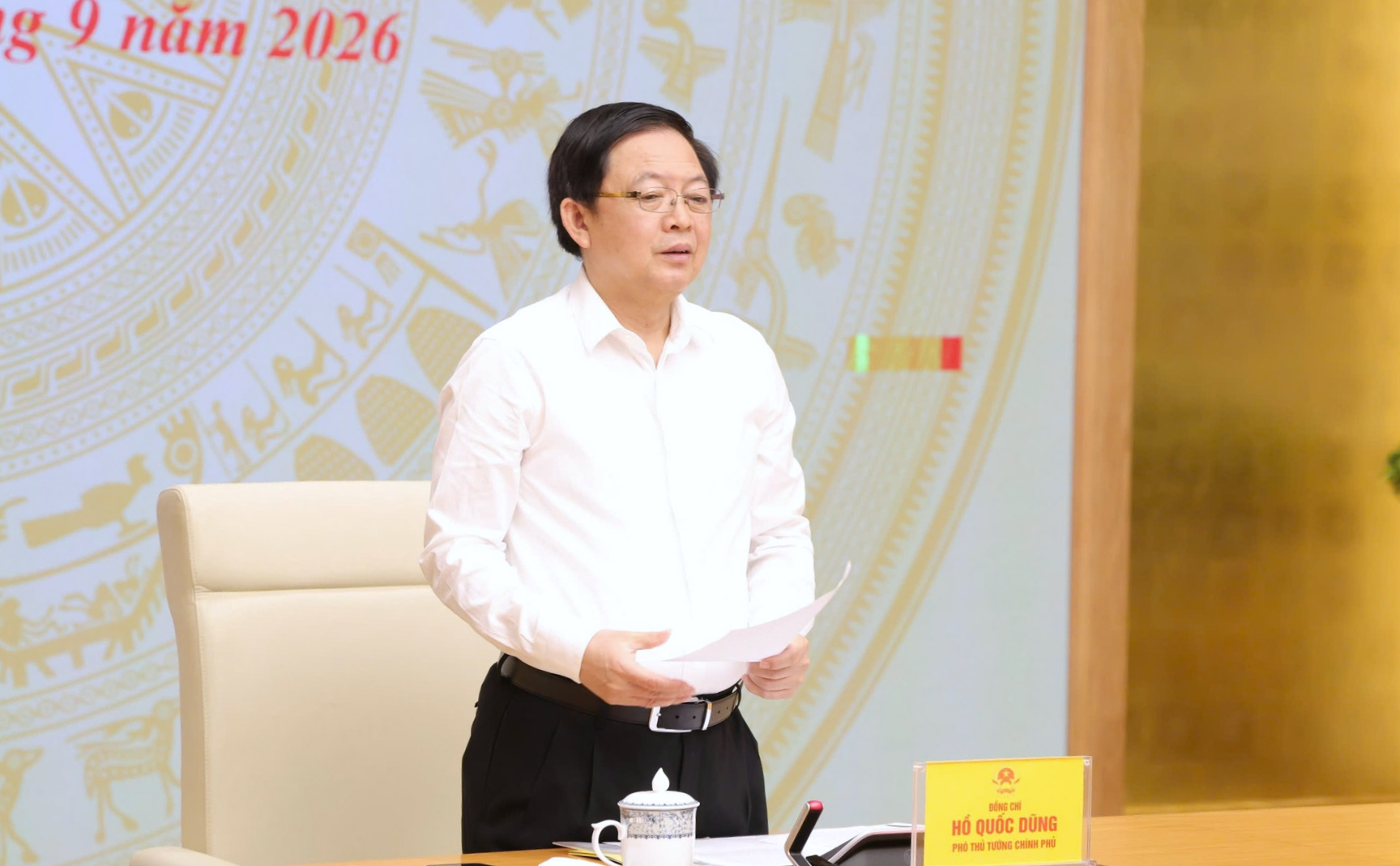 Phó Thủ tướng Hồ Quốc Dũng phát biểu chỉ đạo hội nghị. Ảnh: VGP