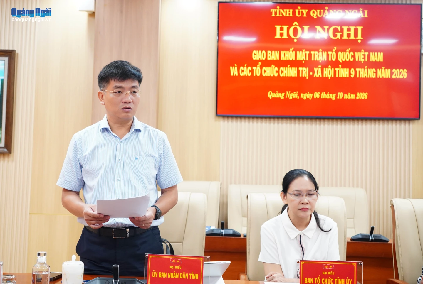 Phó Chủ tịch UBND tỉnh Đỗ Tâm Hiển phát biểu tại hội nghị.