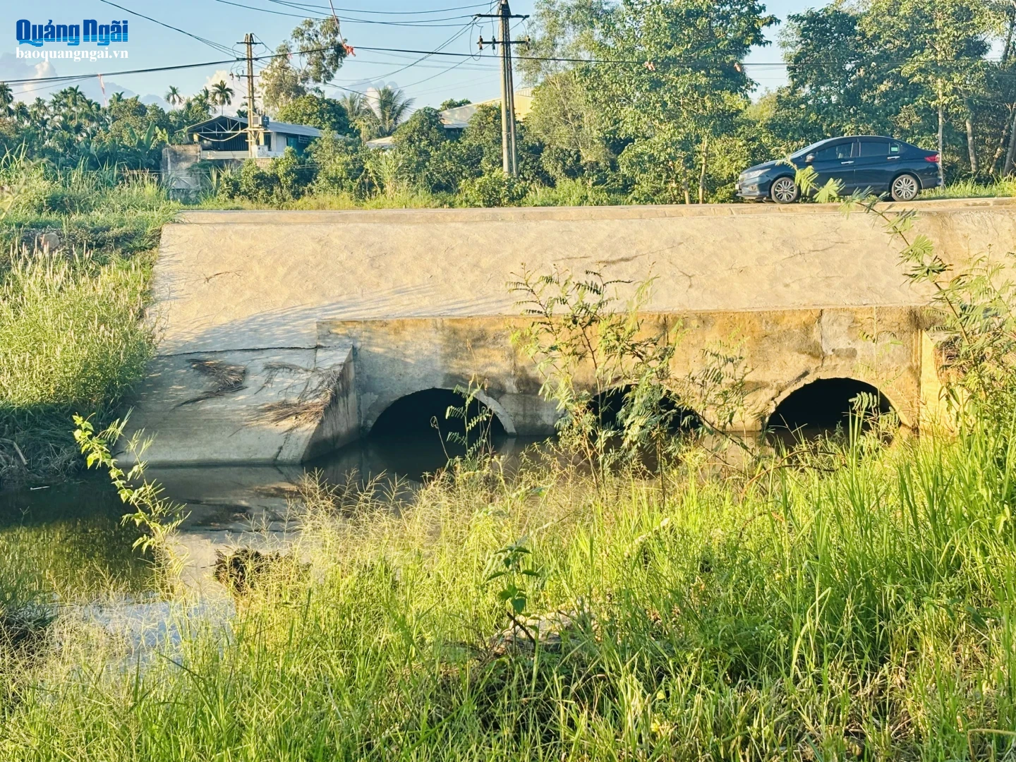  Cống tiêu tại lý trình K3+919 kênh N8 đã thi công mở rộng, hoàn thành, bàn giao và đưa vào sử dụng.