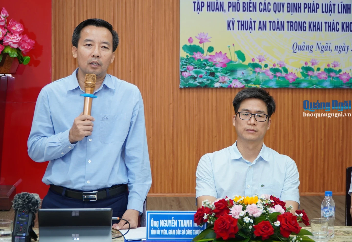 Ông Nguyễn Thanh Mân - Giám đốc Sở Công Thương kết luận hội nghị.